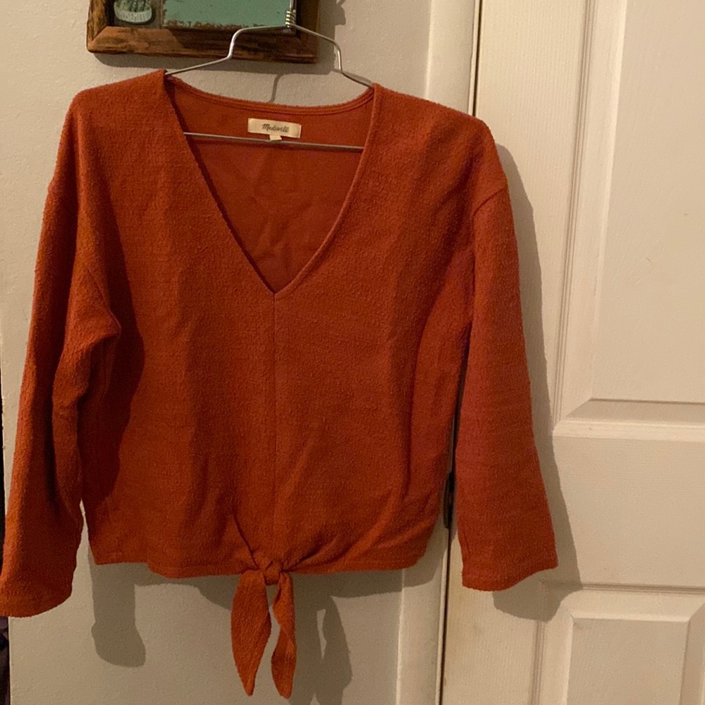 Madewell bottom tie top